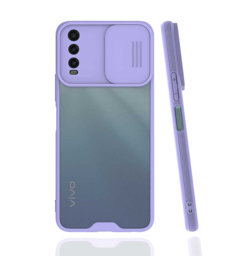 Vivo Y20 Kılıf HEPTEKİLETİŞİM Lensi Kapak