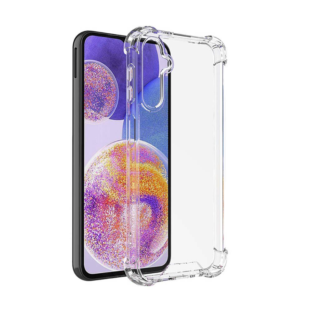 Samsung Galaxy S24 Şeffaf Kılıf Köşelerde Darbelere Karşı Ultra Kalınlık (ANTİSHOCK) Renksiz