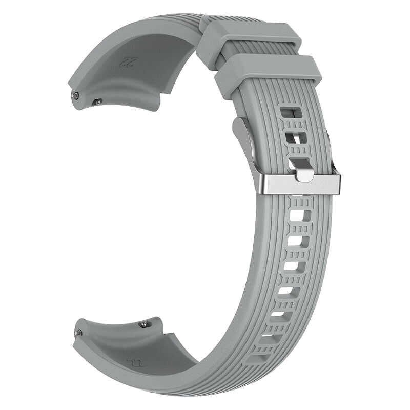 Gear S3 (22mm) Silikon Kordon Esnek Delikli Tasarım (KRD-18) NO7