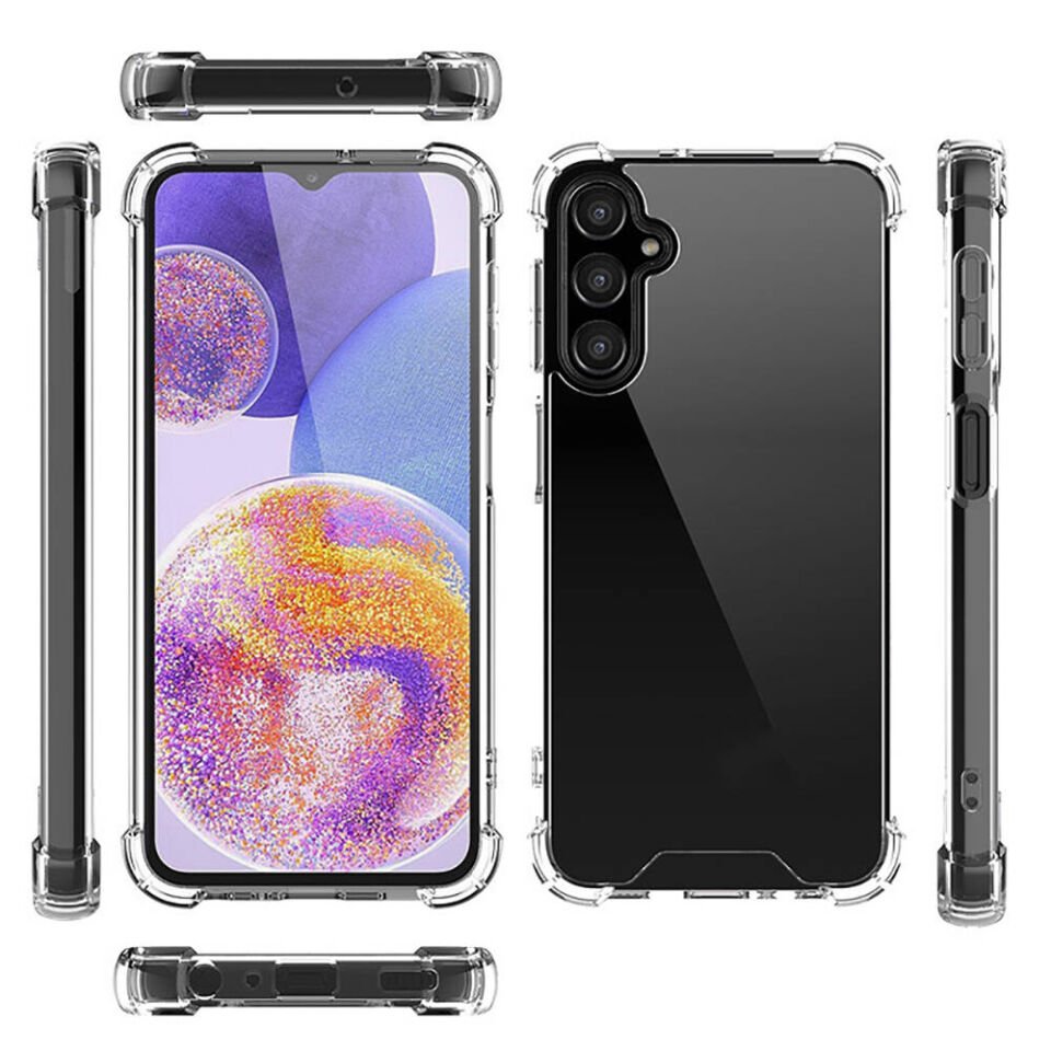 Samsung Galaxy S24 Plus Şeffaf Kılıf Köşelerde Darbelere Karşı Ultra Kalınlık (ANTİSHOCK) Renksiz