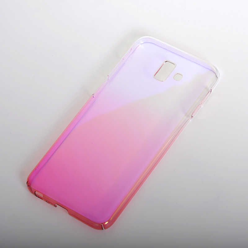 Samsung Galaxy J6 Plus Kılıf HEPTEKİLETİŞİM Renkli Transparan Kapak