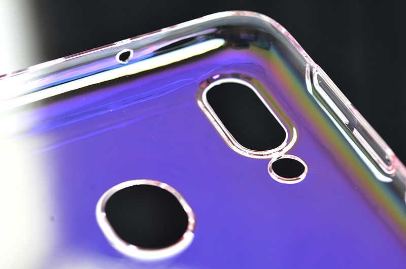 Samsung Galaxy M20 Kılıf HEPTEKİLETİŞİM Renkli Transparan Kapak