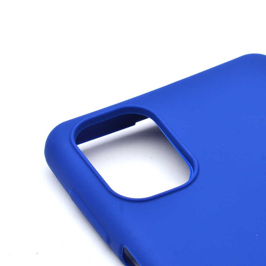 Samsung Galaxy M31S Kılıf Kamera Korumalı Esnek Renkli Silikon Kapak (Biye) Siyah