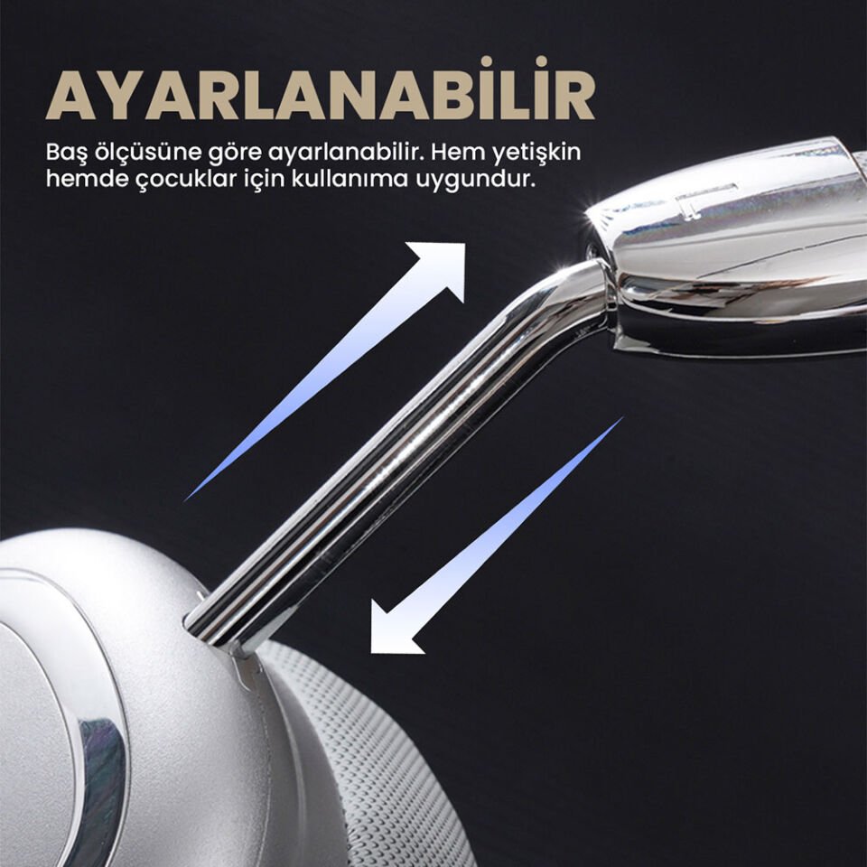 Hafif ve Portatif Kolayca Katlanıp Taşınabilir Dizayn (B35 Kulak Üstü Bluetooth Kulaklık) Kırmızı