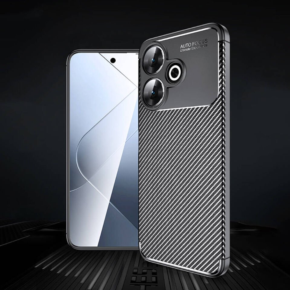 Xiaomi Redmi 13 4G Kılıf HEPTEKİLETİŞİM Negro Silikon Kapak