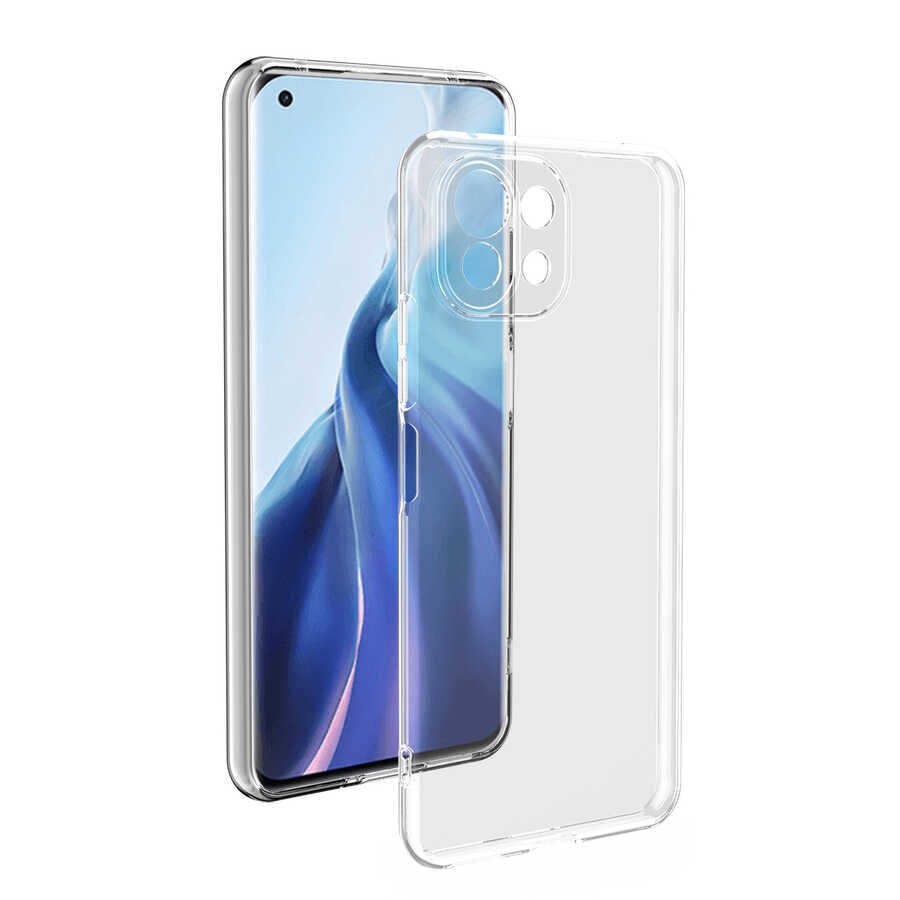 Xiaomi Mi 11 Lite Kılıf HEPTEKİLETİŞİM Kamera Korumalı Süper Silikon Kapak