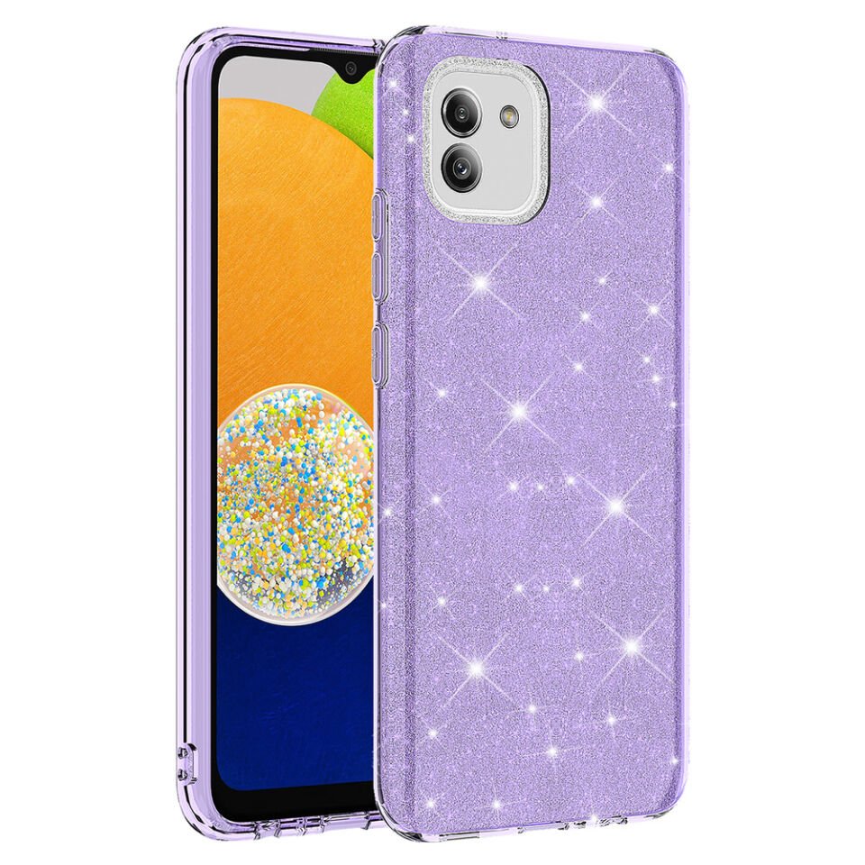 Samsung Galaxy A03 Kılıf HEPTEKİLETİŞİM Shining Silikon