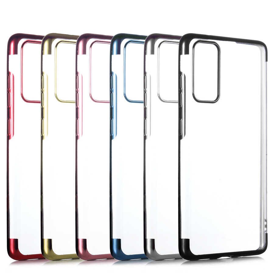 Galaxy S20 FE Kılıf HEPTEKİLETİŞİM Dört Köşeli Lazer Silikon Kapak