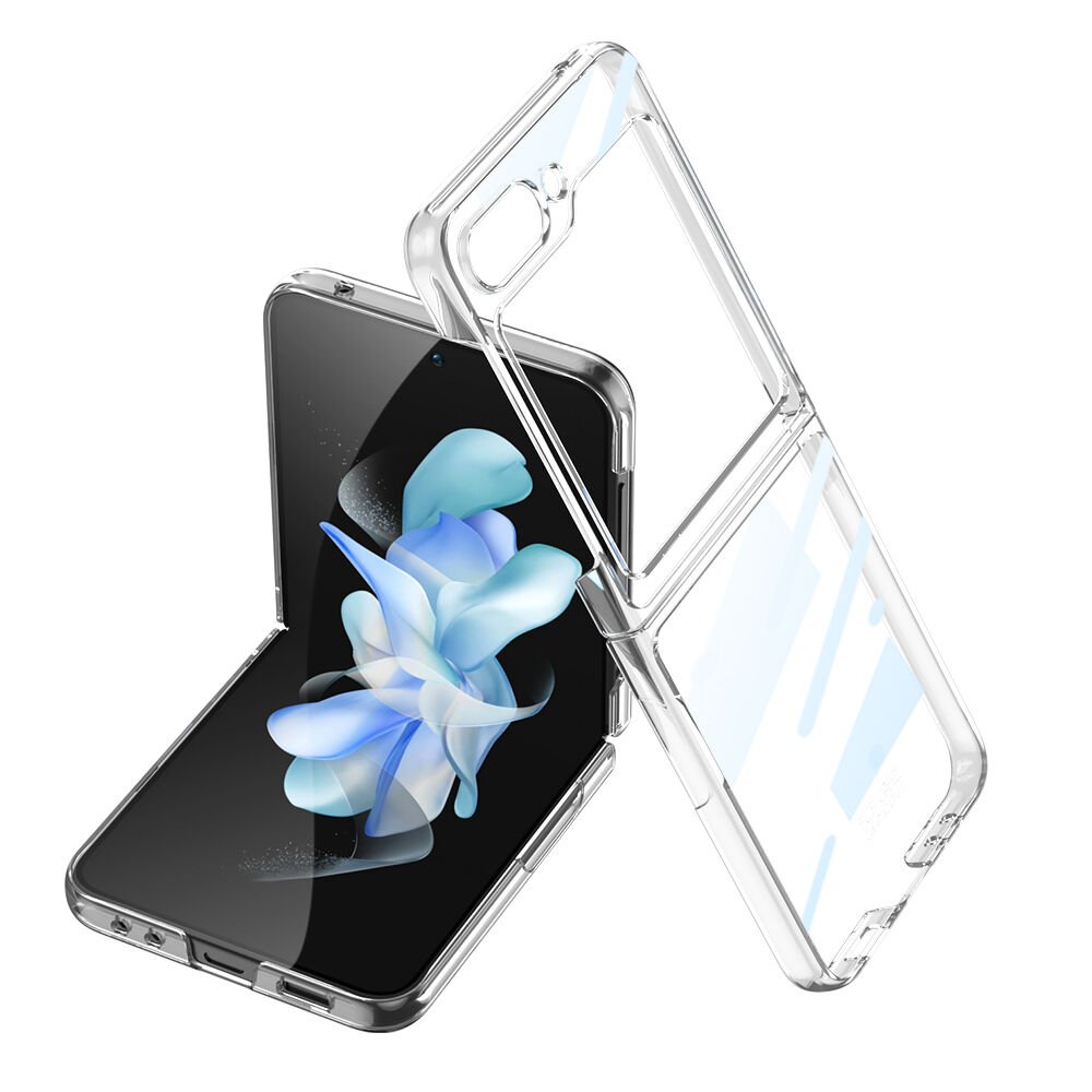 Samsung Galaxy Z Flip 5 Kılıf HEPTEKİLETİŞİM Kıpta Lensli Kapak