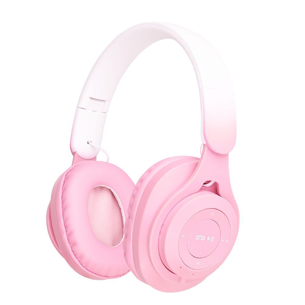 Hafif ve Portatif Kolayca Katlanıp Taşınabilir Dizayn (M6 Plus Kulak Üstü Bluetooth Kulaklık) Pembe