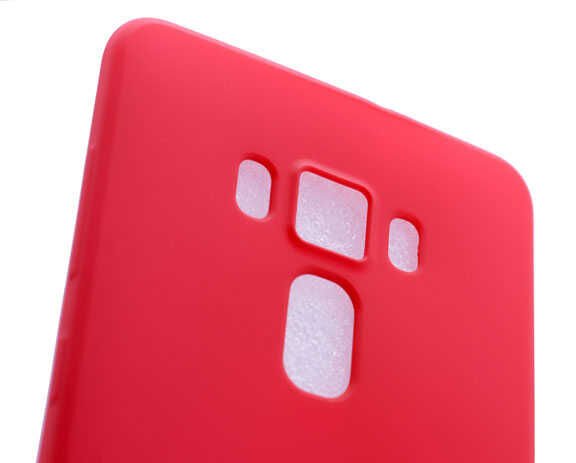 Asus Zenfone 3 ZE552KL Kılıf Yumuşak Dokulu Soft Esnek İnce Mat Renkli Silikon Kapak (PREMİER) Sarı
