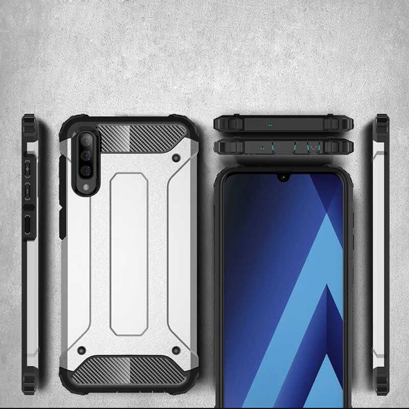 Xiaomi Mi 9 Kılıf Armor Köşe Korumalı Çift Katman Tank Zırh Kapak (CRASH) Siyah