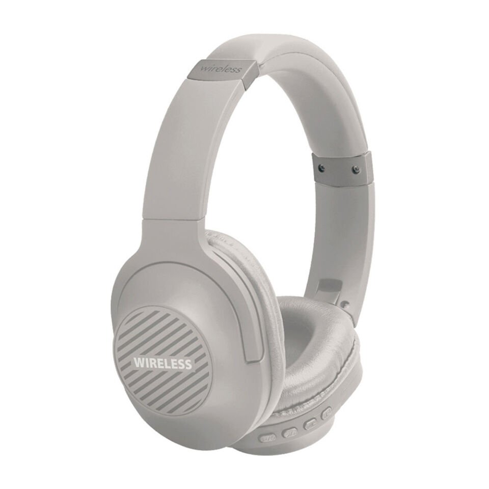 Hafif ve Portatif Kolayca Katlanıp Taşınabilir Dizayn (A01 Kulak Üstü Bluetooth Kulaklık) Gri