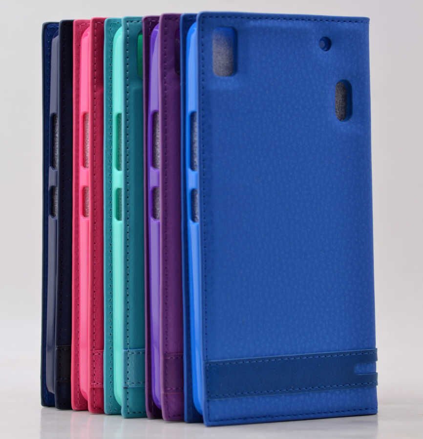 Lenovo A7000 Kapaklı Kılıf Darbelere Karşı Tam Korumalı (ELİTE) Pembe
