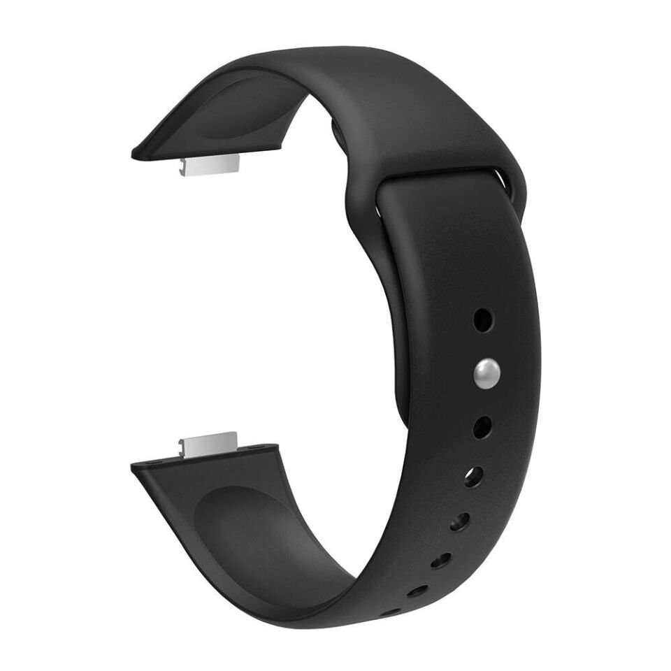 Huawei Watch Fit 3 22mm Silikon Kordon Mat ve Esnek Yapılı Tasarım (KRD-11) Siyah
