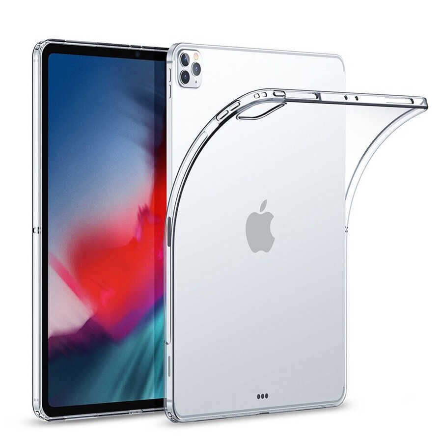 Apple iPad Pro 12.9 Pro 2020 (4.Nesil) Kılıf HEPTEKİLETİŞİM Tablet Süper Silikon Kapak