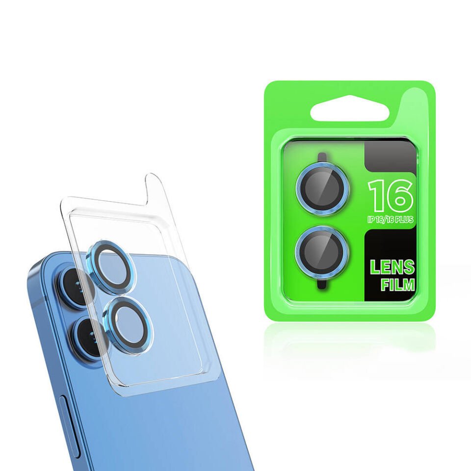 Apple iPhone 16 Plus HEPTEKİLETİŞİM CL-07 Kamera Lens Koruyucu