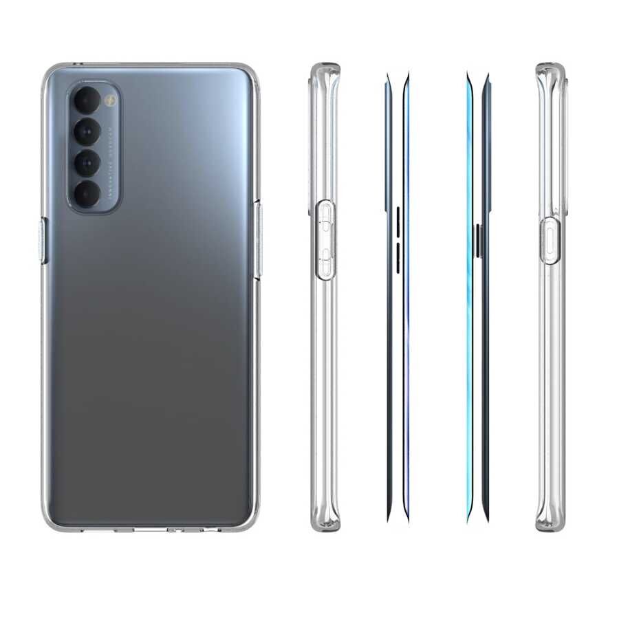 Oppo Reno 4 Pro 4G Kılıf HEPTEKİLETİŞİM Süper Silikon Kapak