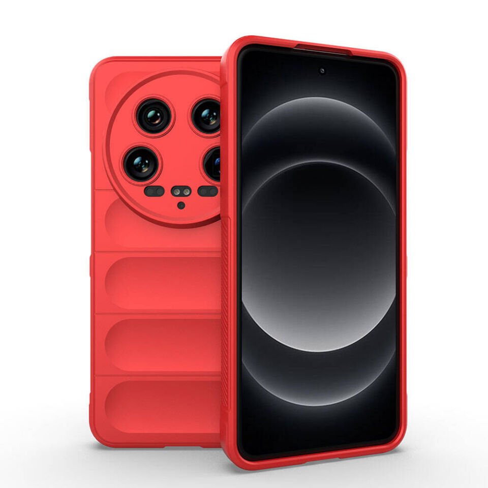 Xiaomi Mi 14 Ultra Kılıf Esnek TPU Oyuklu Arka Yüzey Tasarımlı HEPTEKİLETİŞİM Etnik Silikon Kapak