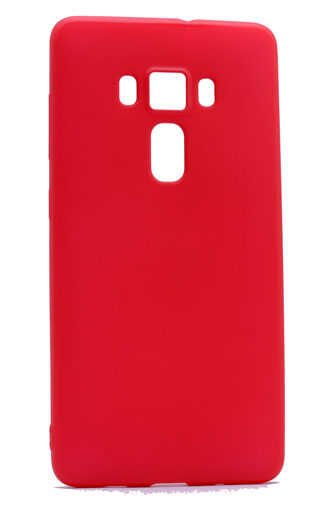 Asus Zenfone 3 ZE552KL Kılıf Yumuşak Dokulu Soft Esnek İnce Mat Renkli Silikon Kapak (PREMİER) Rose Gold