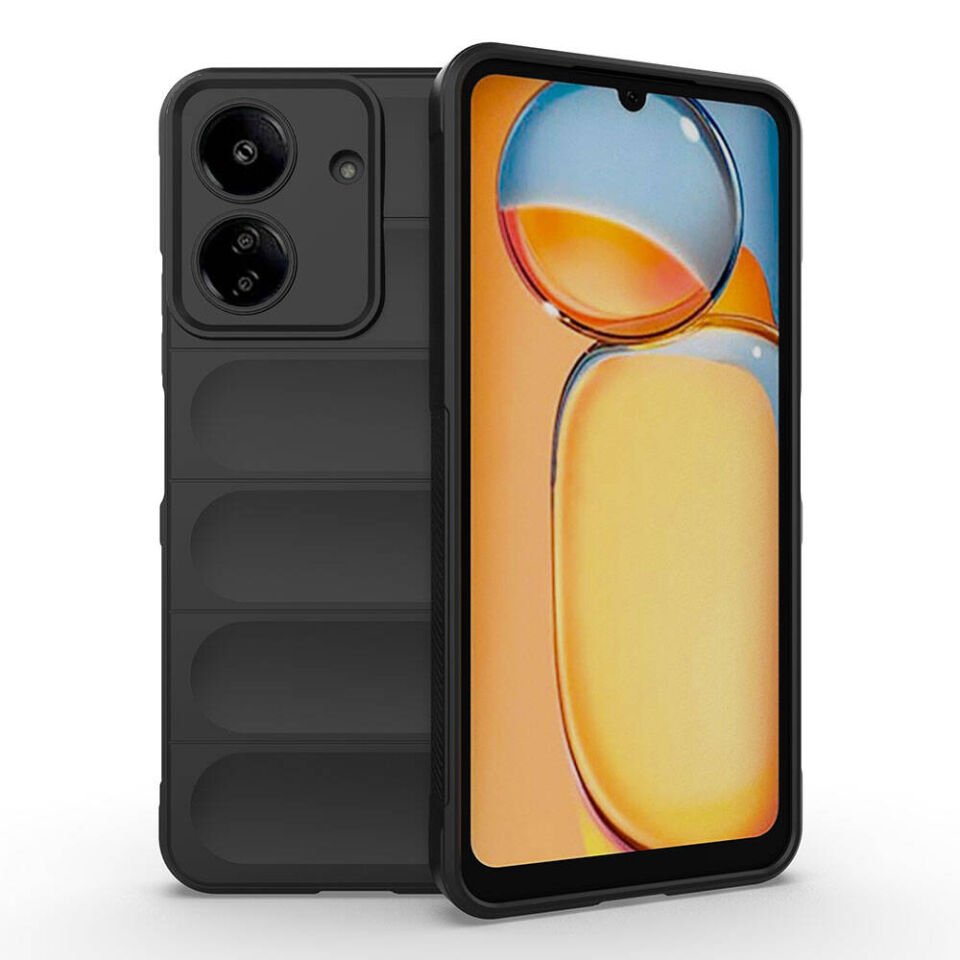 Xiaomi Redmi 13C Kılıf Esnek TPU Oyuklu Arka Yüzey Tasarımlı HEPTEKİLETİŞİM Etnik Silikon Kapak