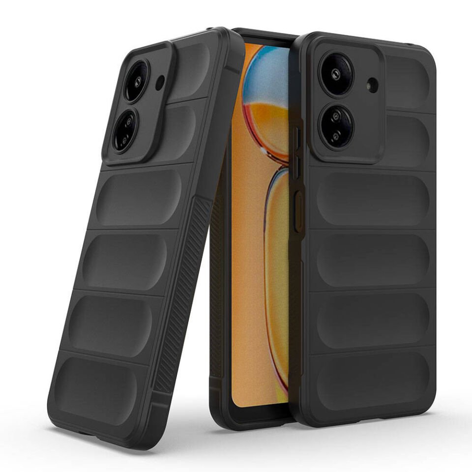 Xiaomi Redmi 13C Kılıf Esnek TPU Oyuklu Arka Yüzey Tasarımlı HEPTEKİLETİŞİM Etnik Silikon Kapak