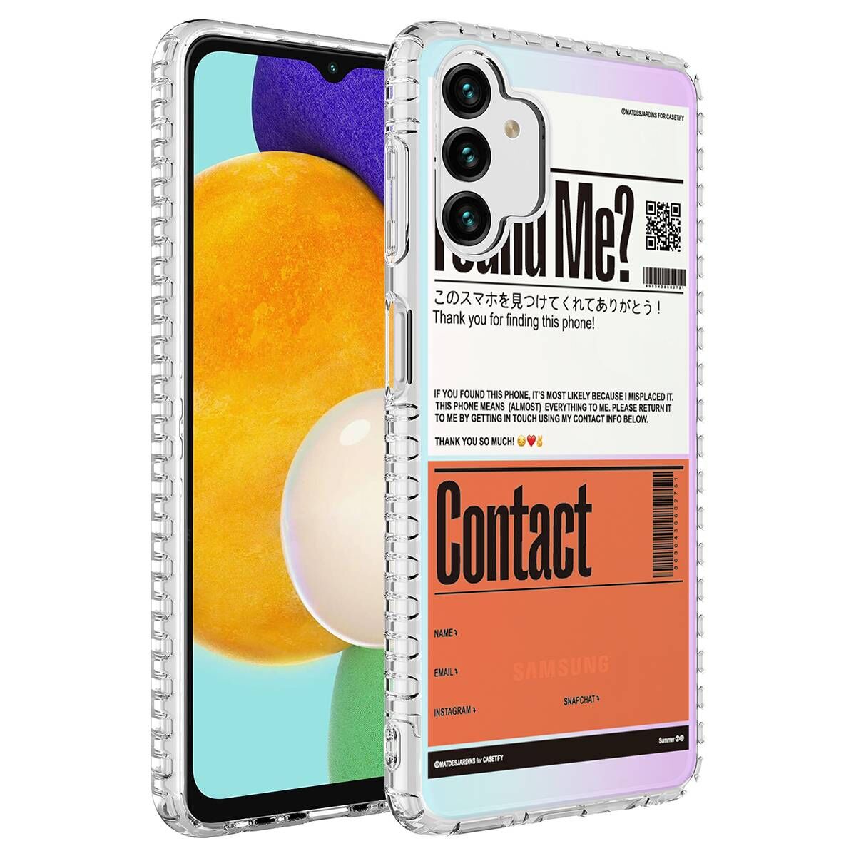 Samsung Galaxy A04S Kılıf Kamera Çıkıntılı Airbag Kenarlı Darbe Emici Desenli Kapak (ELEGANS) NO6