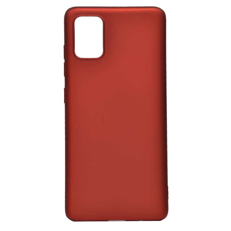 Samsung Galaxy A51 Kılıf Yumuşak Dokulu Soft Esnek İnce Mat Renkli Silikon Kapak (PREMİER) Lacivert