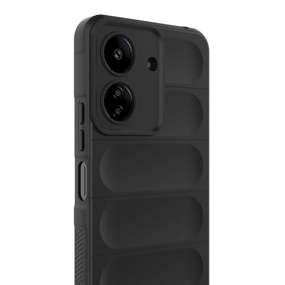Xiaomi Poco C65 Kılıf Esnek TPU Oyuklu Arka Yüzey Tasarımlı HEPTEKİLETİŞİM Etnik Silikon Kapak