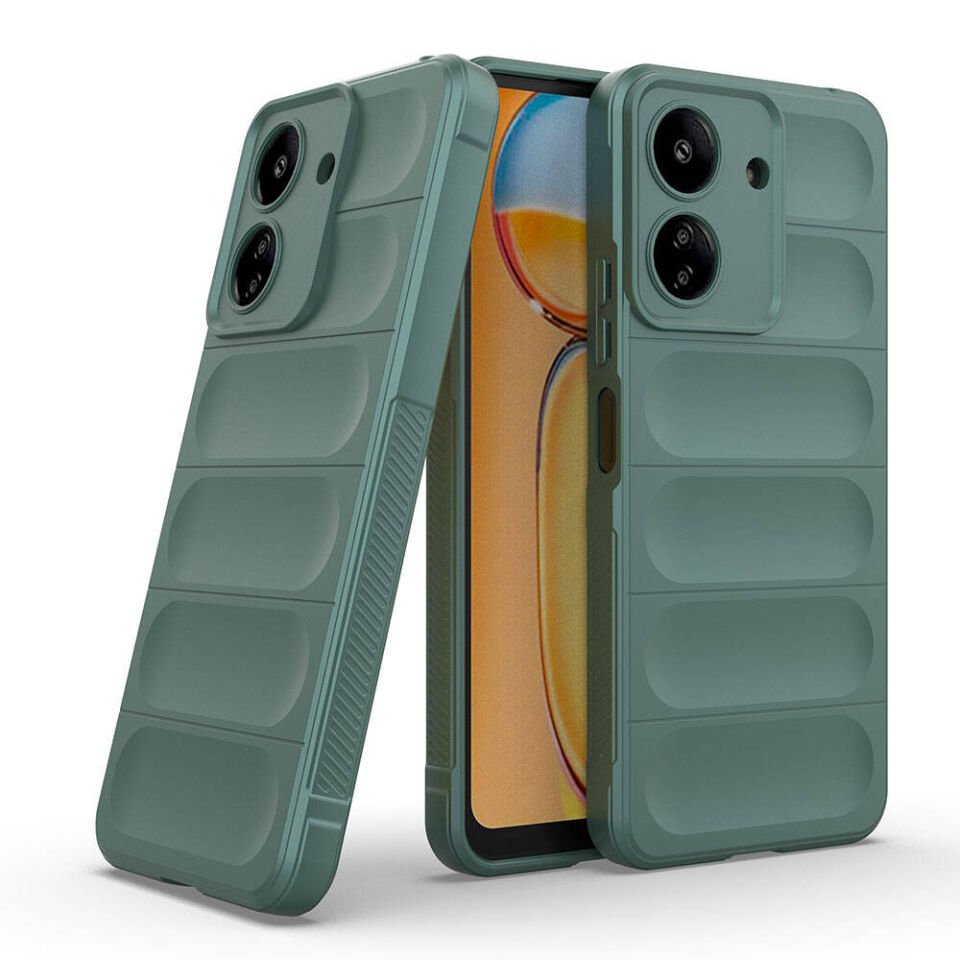 Xiaomi Poco C65 Kılıf Esnek TPU Oyuklu Arka Yüzey Tasarımlı HEPTEKİLETİŞİM Etnik Silikon Kapak