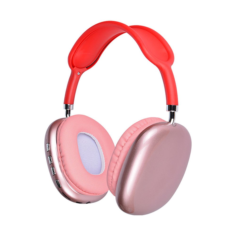 Hafif ve Portatif Kolayca Katlanıp Taşınabilir Dizayn (P94 Kulak Üstü Bluetooth Kulaklık) Kırmızı