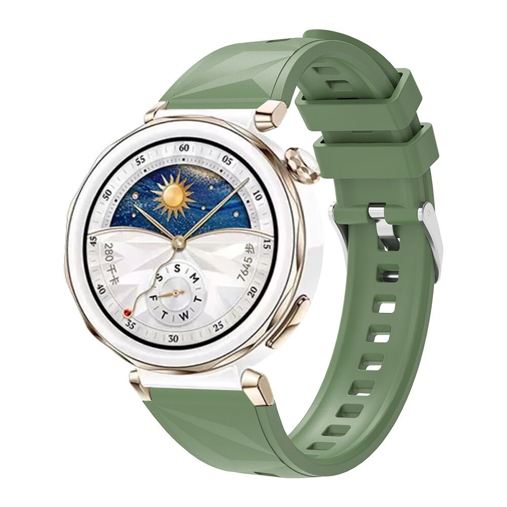 Huawei Watch GT5 Pro 42mm HEPTEKİLETİŞİM KRD-129 Silikon Kordon Strap Kayış