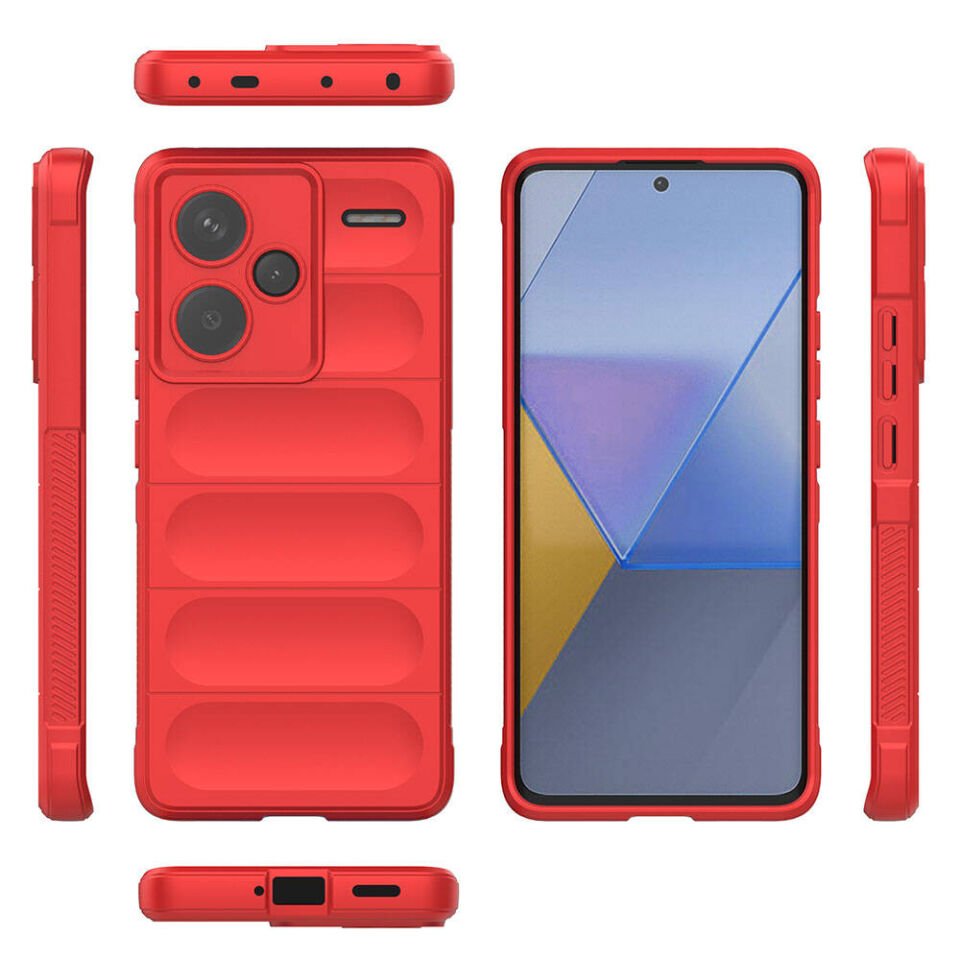 Xiaomi Redmi Note 13 Pro Plus 5G Kılıf Esnek TPU Oyuklu Arka Yüzey Tasarımlı HEPTEKİLETİŞİM Etnik Silikon Kapak