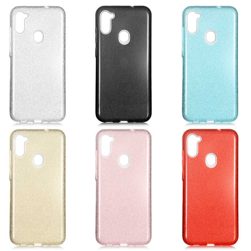 Galaxy M11 Kılıf HEPTEKİLETİŞİM Shining Silikon