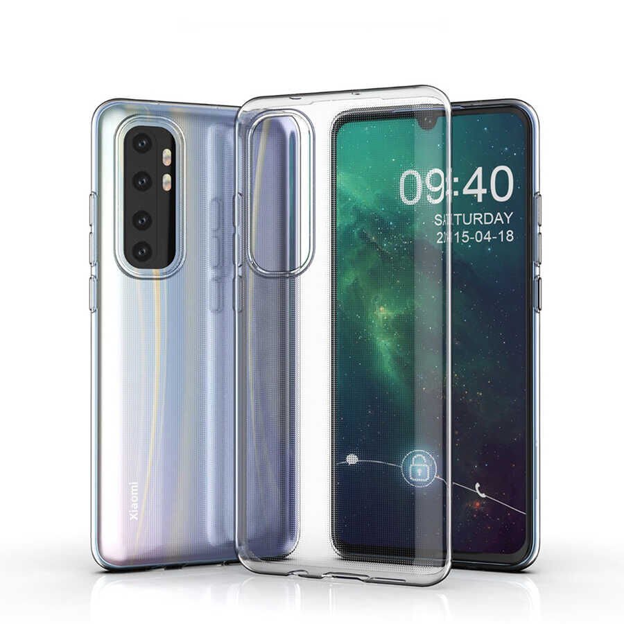 Xiaomi Mi Note 10 Lite Kılıf HEPTEKİLETİŞİM Süper Silikon Kapak