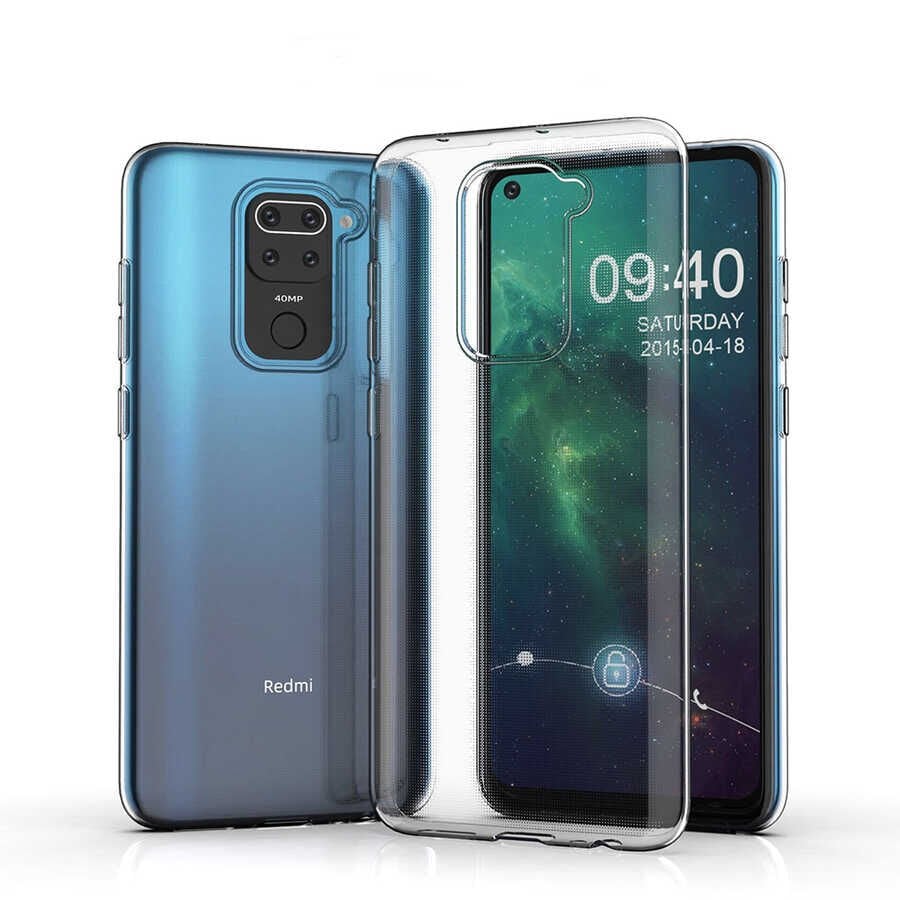 Xiaomi Redmi Note 9 Kılıf HEPTEKİLETİŞİM Süper Silikon Kapak