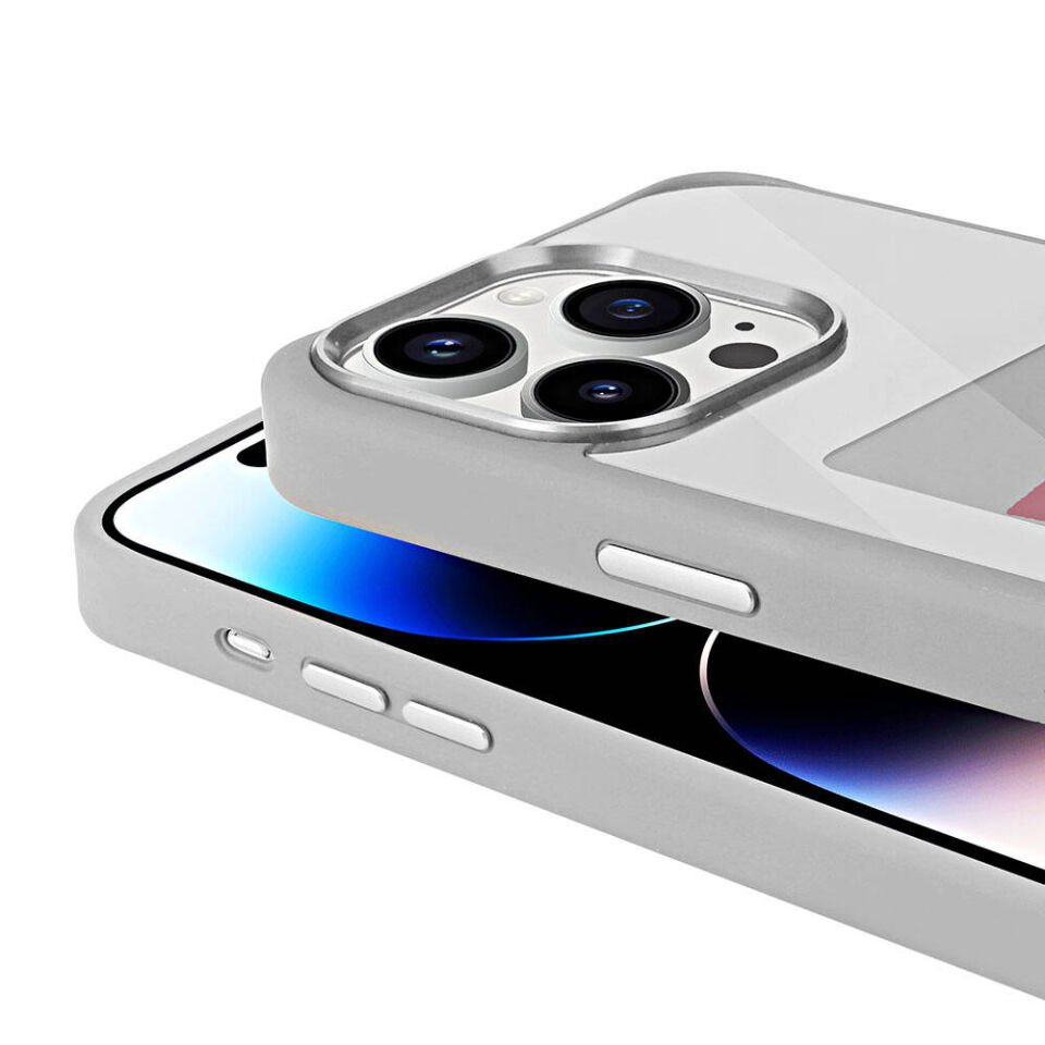 Apple iPhone 14 Pro Kılıf Tarzınıza Göre Ekranı Yansıtan Akıllı NFC Kapak (NFC) Siyah