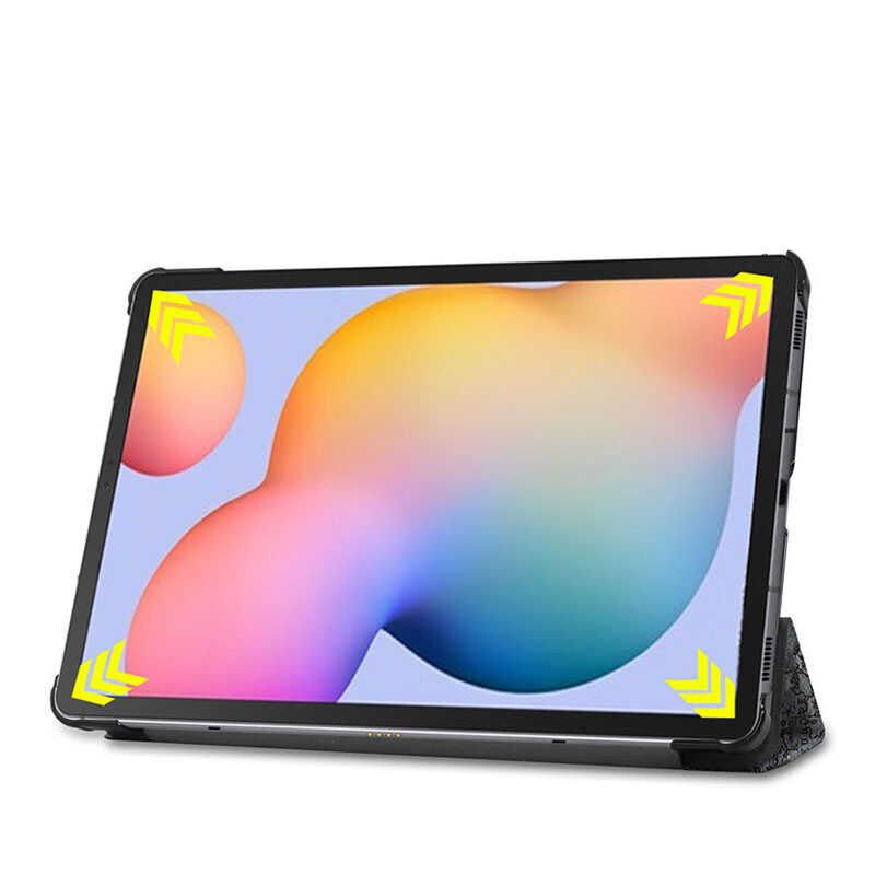 Lenovo Tab M10 Plus Fhd Tb-x606f 10.3'' Kılıf Arkası Silikon Pu Deri 360 Koruma (SC.) Mor