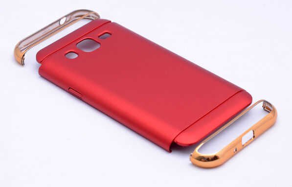 Samsung Galaxy J2 Kılıf HEPTEKİLETİŞİM 3 Parçalı Rubber Kapak