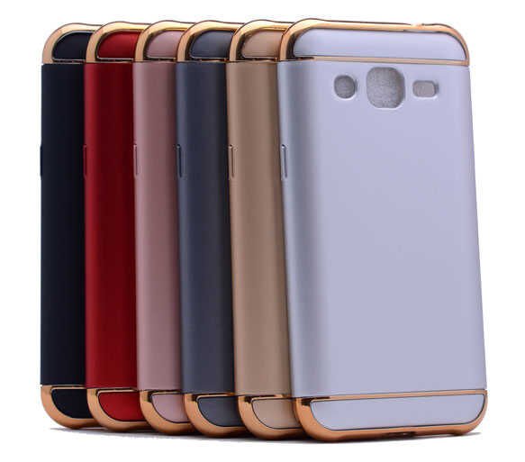 Samsung Galaxy J2 Kılıf HEPTEKİLETİŞİM 3 Parçalı Rubber Kapak