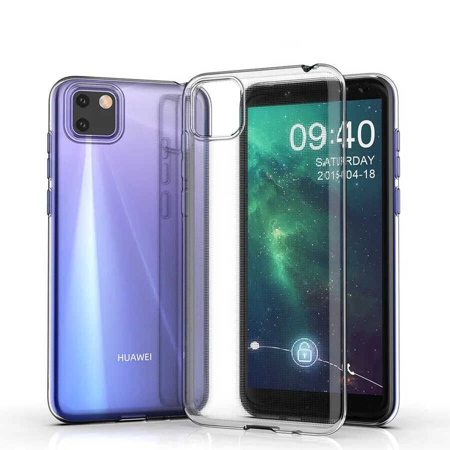 Huawei Y5P Kılıf HEPTEKİLETİŞİM Süper Silikon Kapak