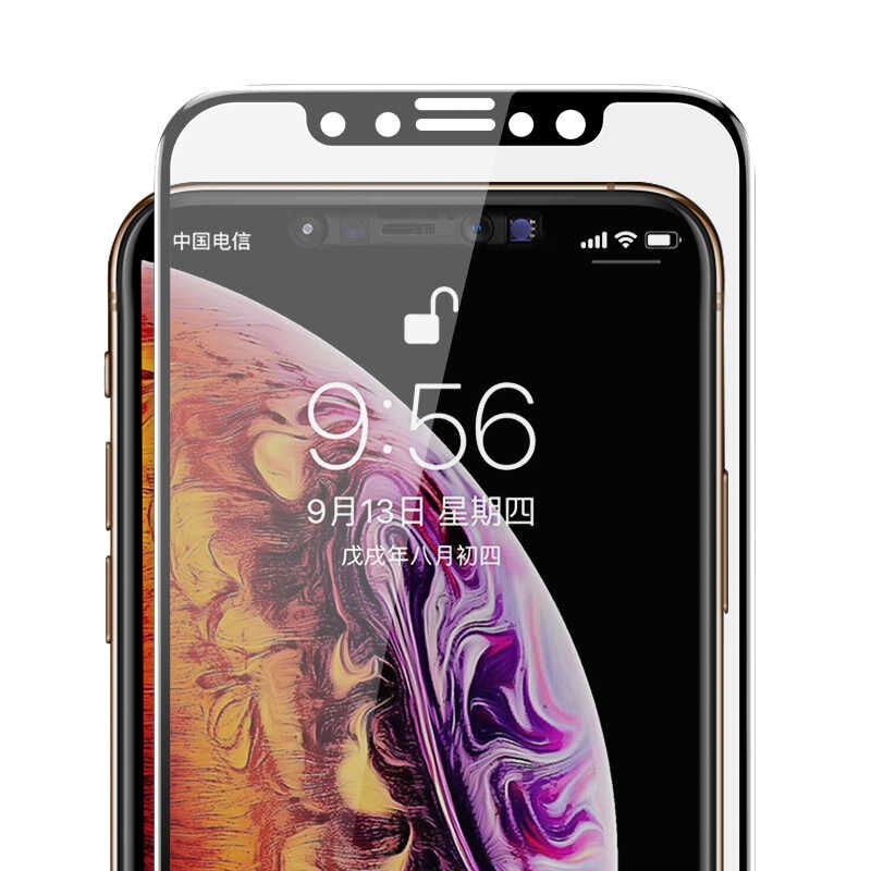 Apple iPhone 11 Pro Max HEPTEKİLETİŞİM Kor Privacy Cam Ekran Koruyucu