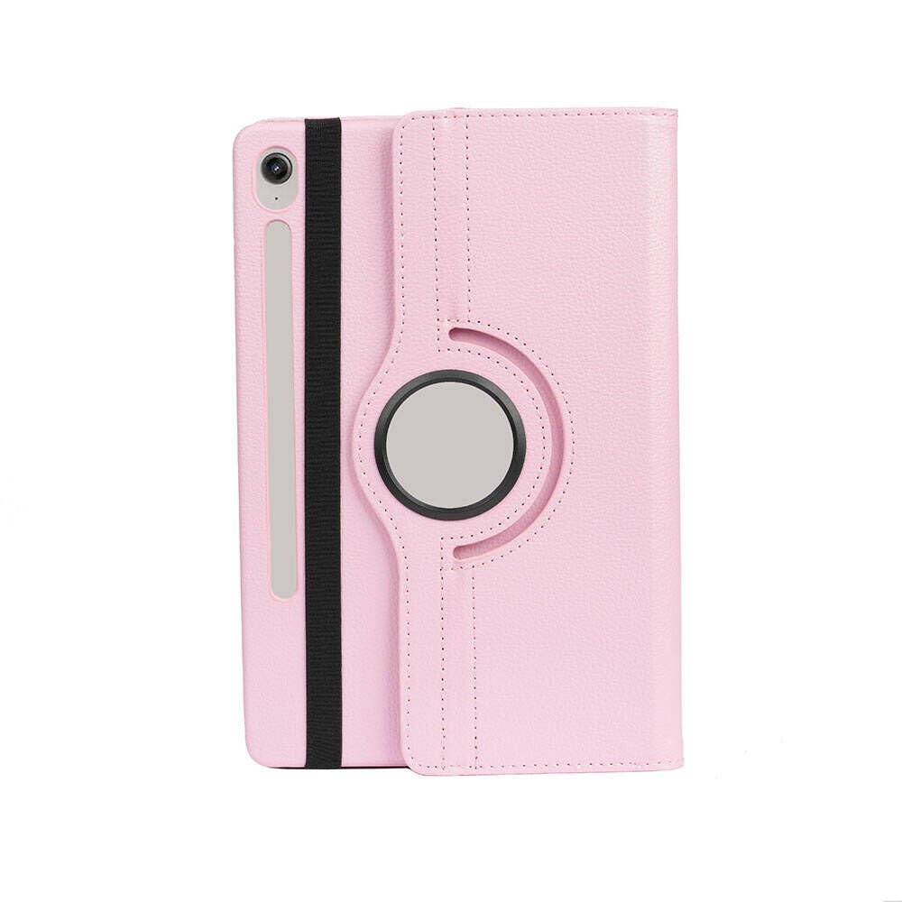 Samsung Galaxy Tab S10 Dönebilen Standlı 360 Tam Korumalı Tablet KIlıf (D-T) Pembe