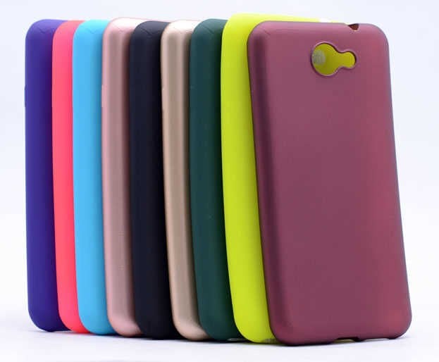 General Mobile 6 Kılıf Yumuşak Dokulu Soft Esnek İnce Mat Renkli Silikon Kapak (PREMİER) Gold