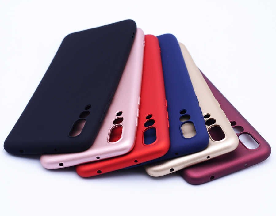 Huawei P20 Pro Kılıf Yumuşak Dokulu Soft Esnek İnce Mat Renkli Silikon Kapak (PREMİER) Siyah