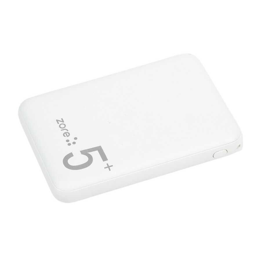 Led Işıklı Taşınabilir Powerbank 5000 mAh (ZR-PW04) Siyah