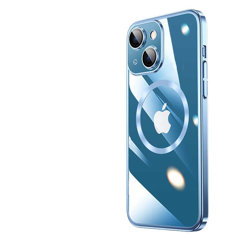 Apple iPhone 14 Kılıf Wireless Şarj Özellikli Sert PC HEPTEKİLETİŞİM Riksos Magsafe Kapak