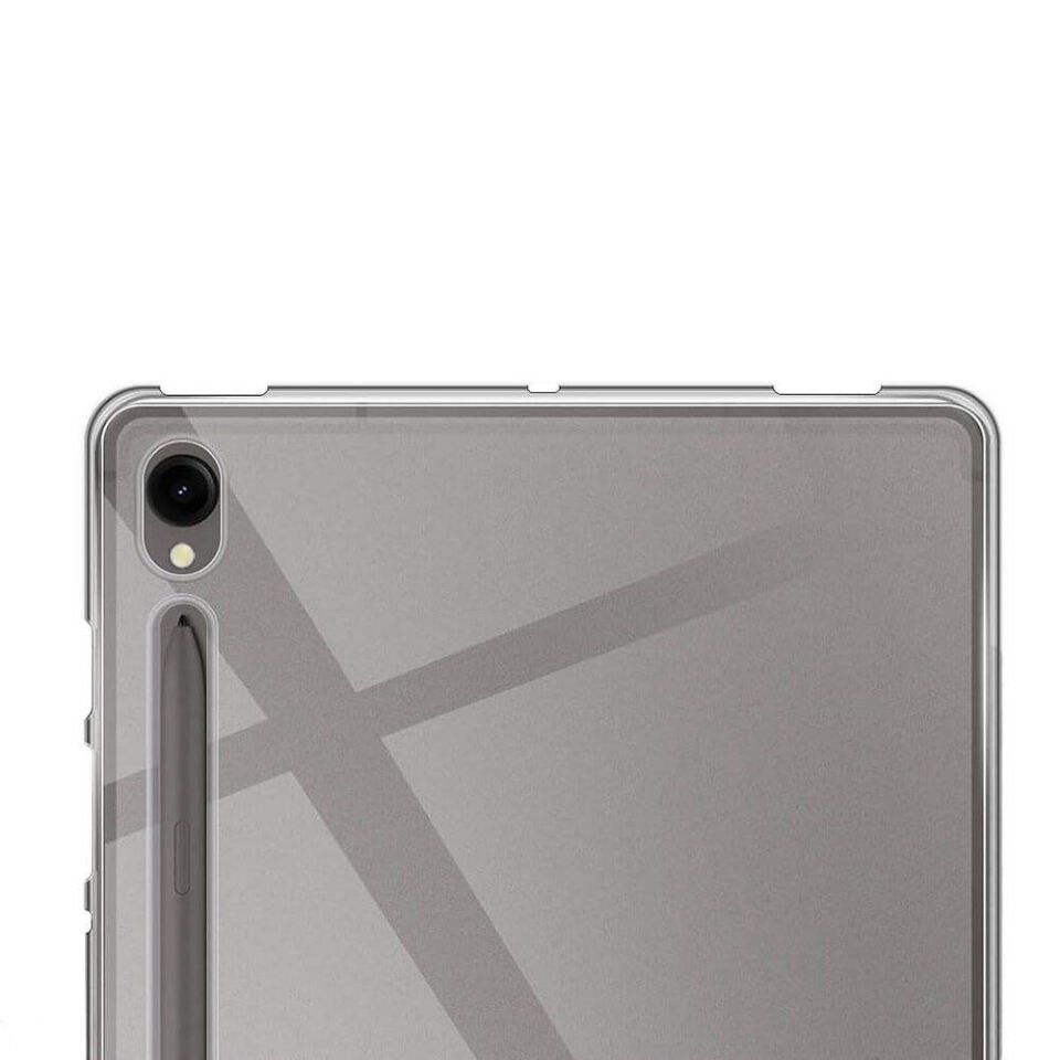 Samsung Galaxy Tab S10 Şeffaf Silikon Tablet Kılıf (T-SÜPER) Renksiz