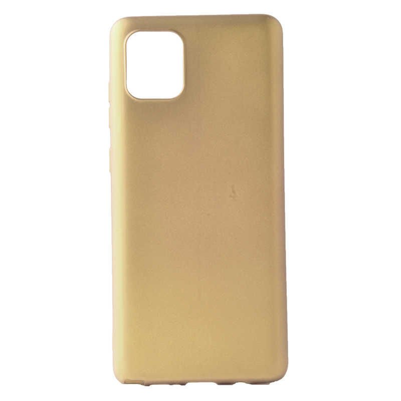 Samsung Galaxy A91 (S10 Lite) Kılıf Yumuşak Dokulu Soft Esnek Mat Renkli Silikon Kapak (PREMİER) Kırmızı