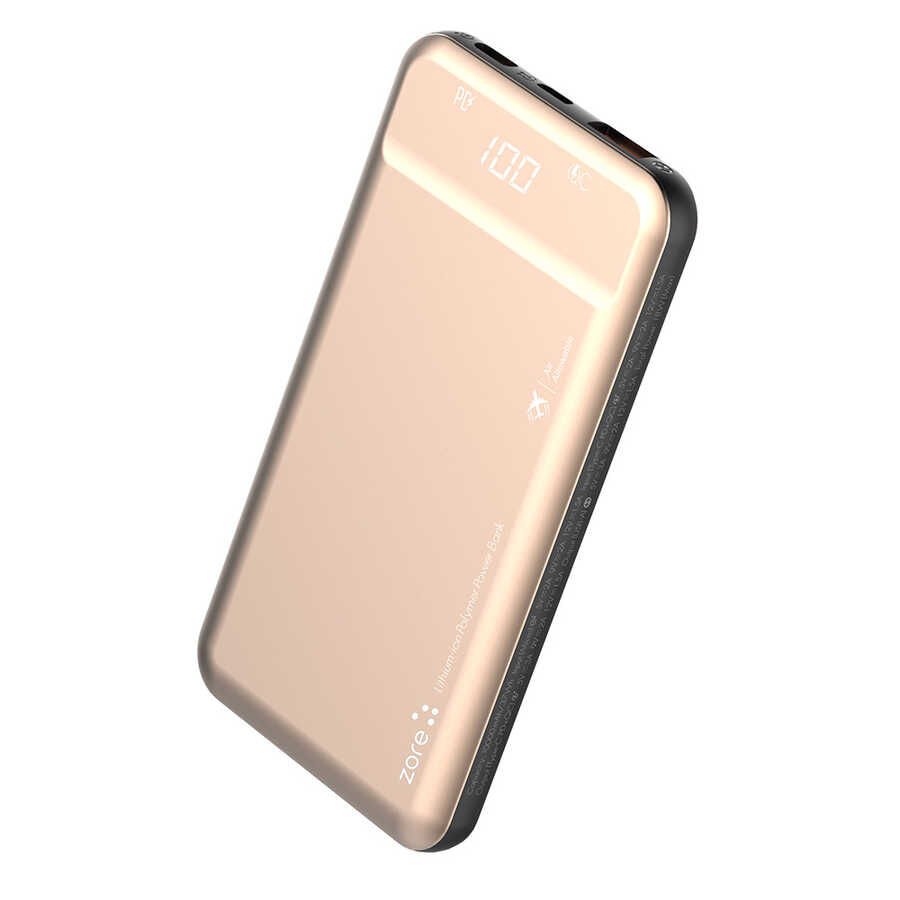 Powerbank 10000 Mah (ZR-1015) Gold